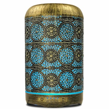 Umidifcator de aer cu Ultrasunete Vintage,Programare,Aromaterapie,Cromoterapie,Difuzor uleiuri esentiale din metal Umidifcator de aer cu Ultrasunete Vintage,Programare,Aromaterapie,Cromoterapie,Difuzor uleiuri esentiale din metal