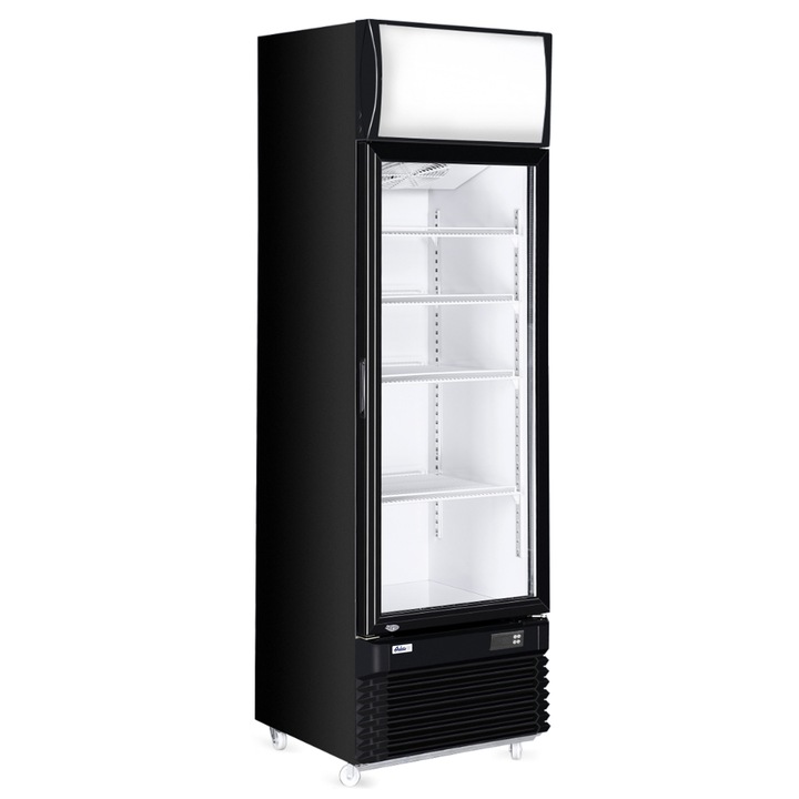 Vitrina frigorifica de prezentare interval temp. 2/10˚C, 240 W, corp inox, ARKTIC by Hendi, 620x669x(H)1965 mm 360 Litri