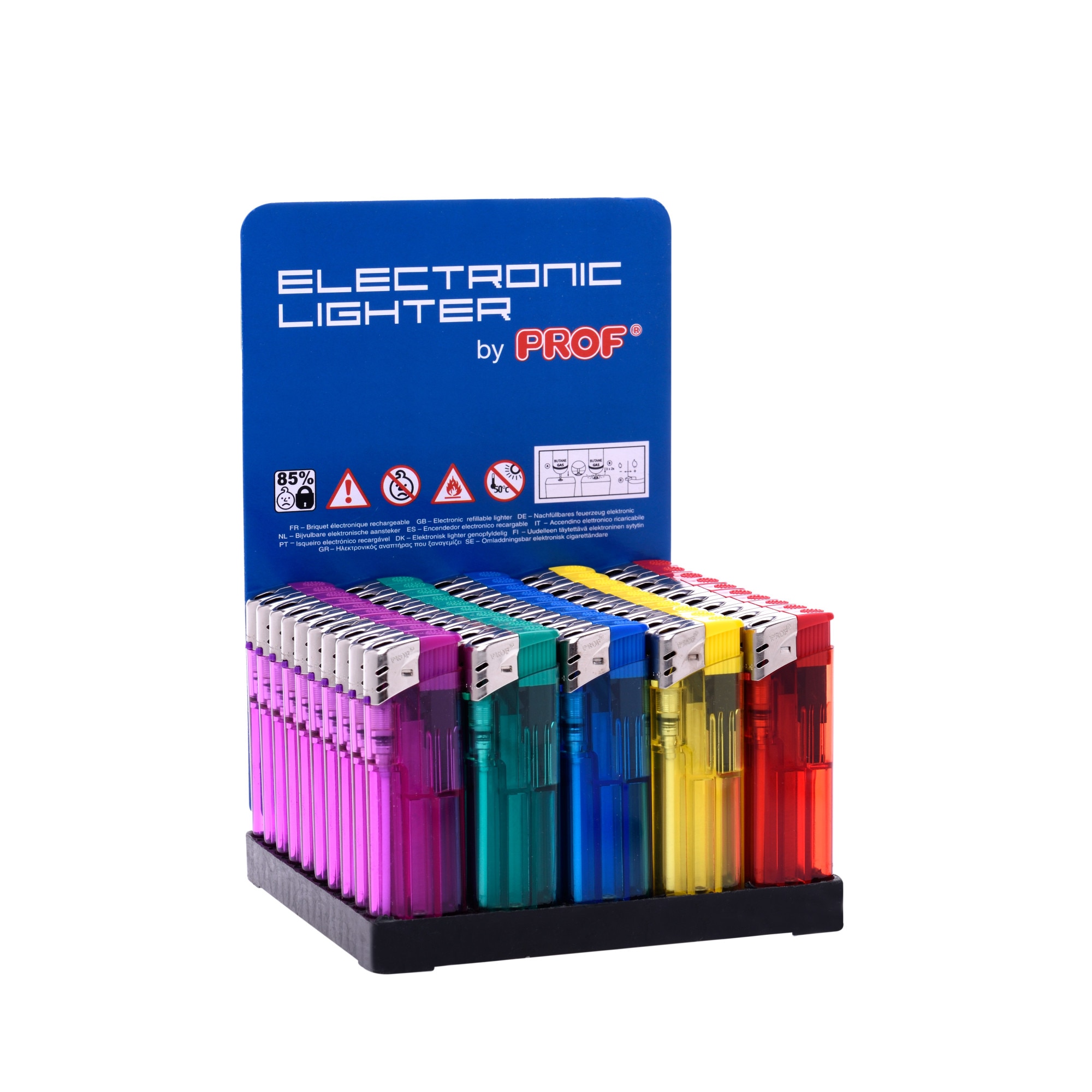 Set 50 brichete cu arc electric, 5 culori, transparent Motor Starter