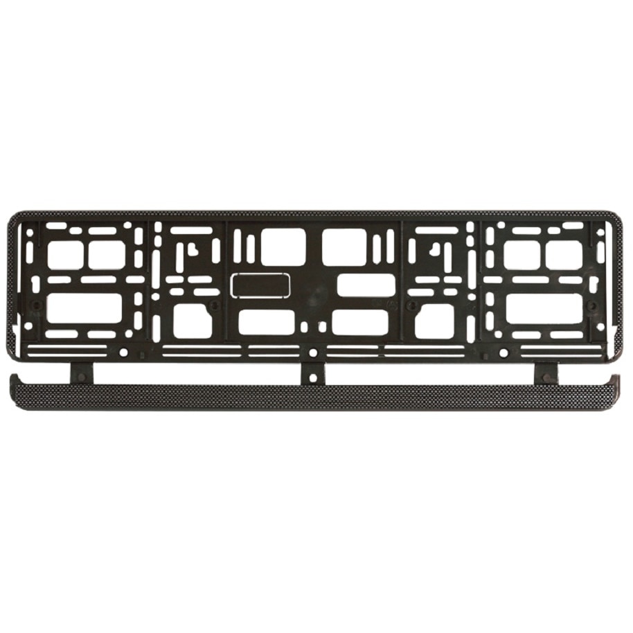 Suport pentru numerele de inmatriculare , de culoare neagra , carbon - 1 bucata