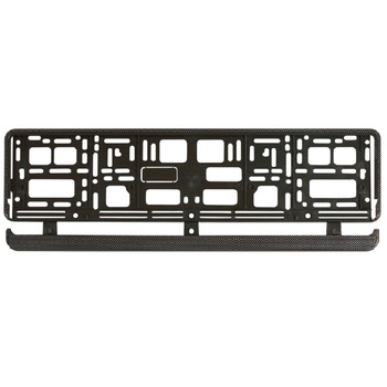 Suport pentru numerele de inmatriculare , de culoare neagra , carbon - 1 bucata Suport pentru numerele de inmatriculare , de culoare neagra , carbon - 1 bucata