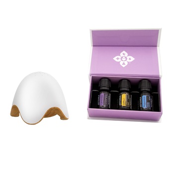 Difuzor aromaterapie, Zenix, GX-L07, portabil, fara apa, Alb + Kit 3X5 ml uleiuri esentiale doTERRA (Lavanda, Lamaie, Menta) Difuzor aromaterapie, Zenix, GX-L07, portabil, fara apa, Alb + Kit 3X5 ml uleiuri esentiale doTERRA (Lavanda, Lamaie, Menta)