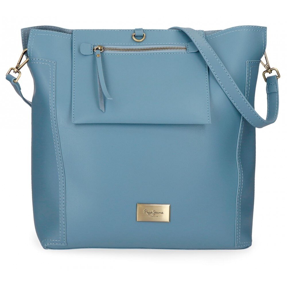 Geanta shopping 35 cm Pepe Jeans Angelica albastru