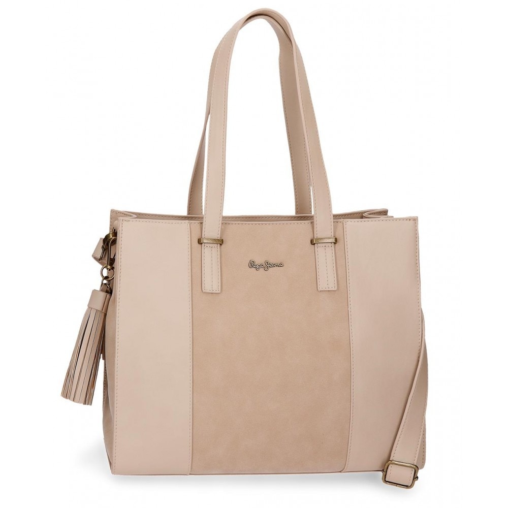 Geanta mana 36 cm Pepe Jeans Bitmat bej