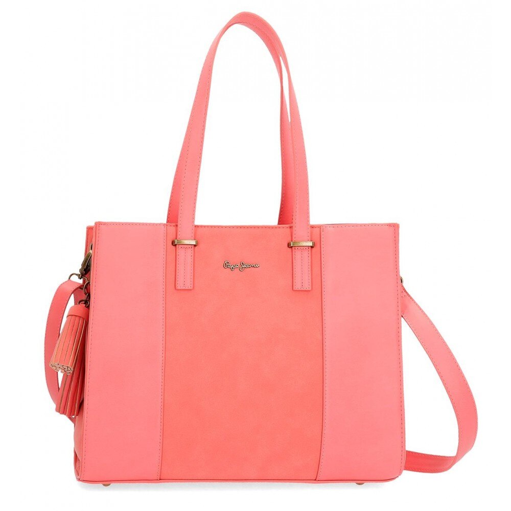 Geanta mana 36 cm Pepe Jeans Bitmat coral