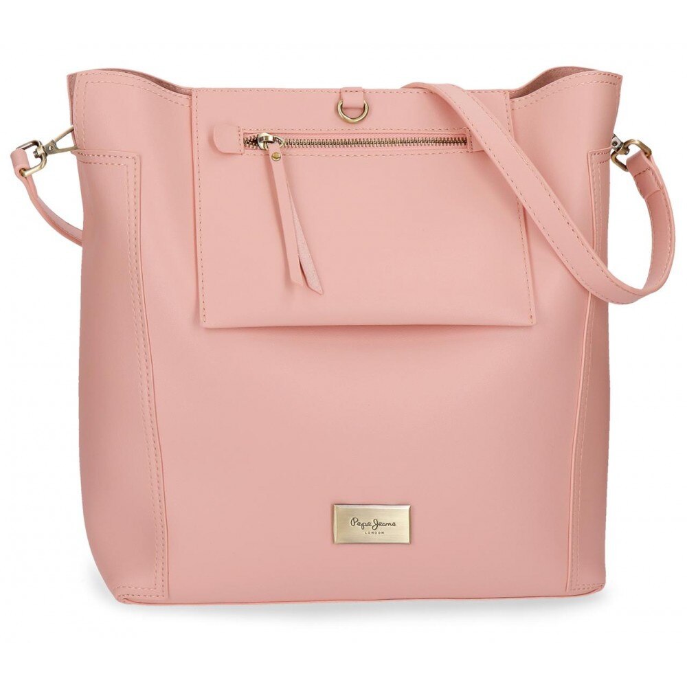 Geanta shopping 35 cm Pepe Jeans Angelica roz