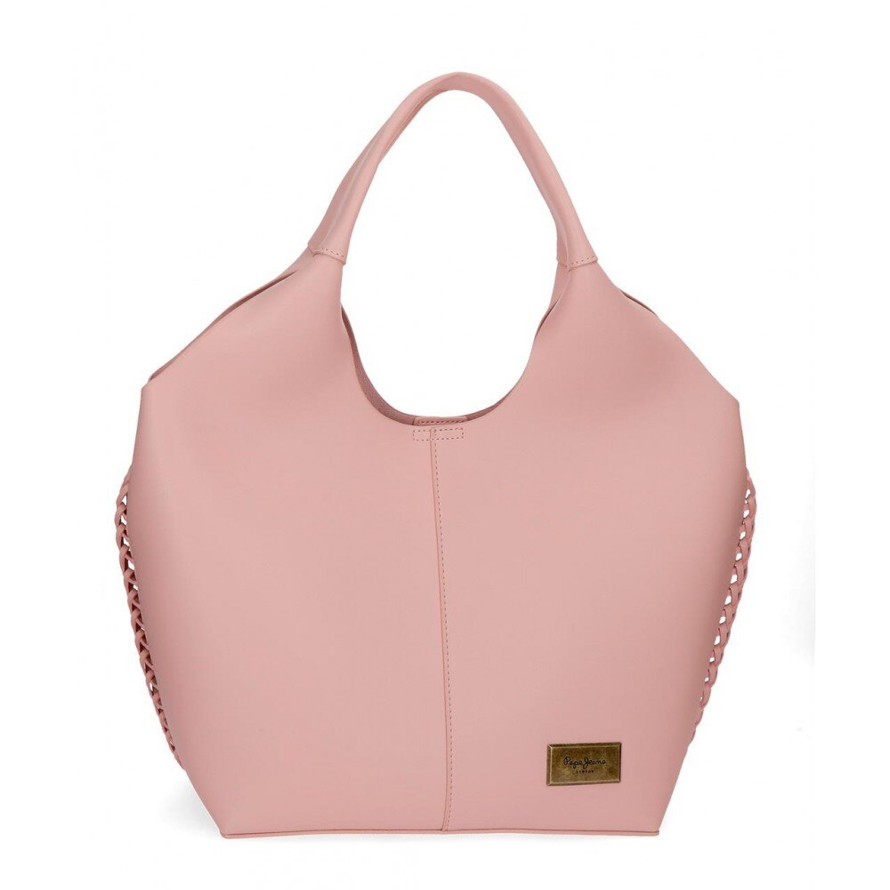 Geanta tote 30 cm Pepe Jeans Angelica roz