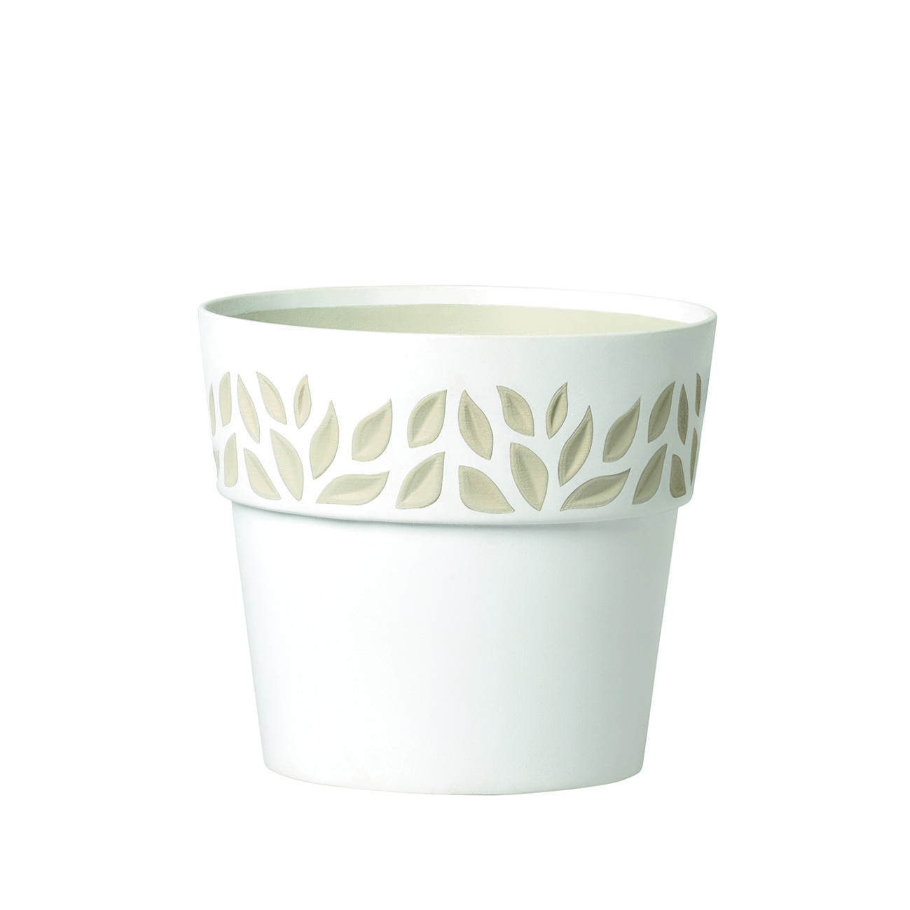 Masca Cloe, diametru 20 cm, alb si bej