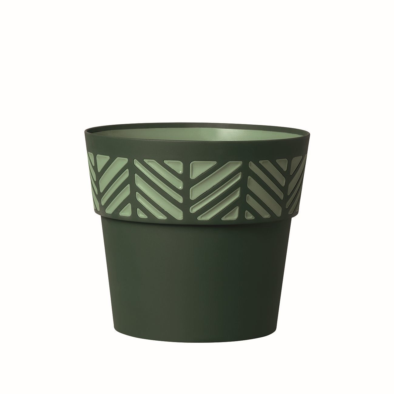 Masca diametru 25cm, verde inchis si verde opal, Orfeo