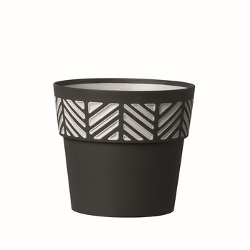 Masca diametru 20 cm grafit si gri, Orfeo Masca diametru 20 cm grafit si gri, Orfeo