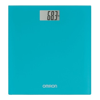 Cantar super slim Omron HN-289-E, 150 kg, Sticla securizata, Display LCD, pentru adulti si bebelusi, Albastru Cantar super slim Omron HN-289-E, 150 kg, Sticla securizata, Display LCD, pentru adulti si bebelusi, Albastru