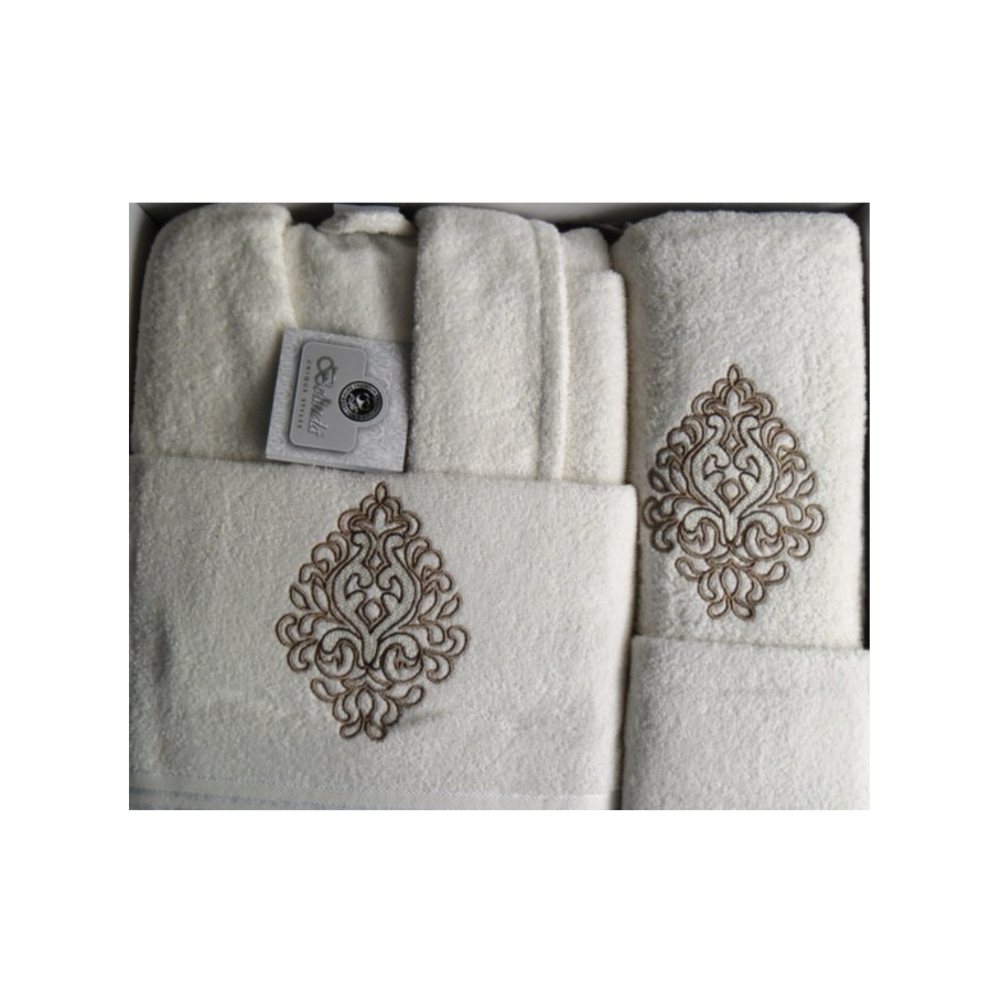 Set de baie 4 piese Belinda Classic , culoare alb