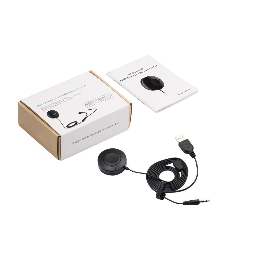 Adaptor Car Kit Bluetooth auxiliar Edman BK02, AUX pe boxele masinii