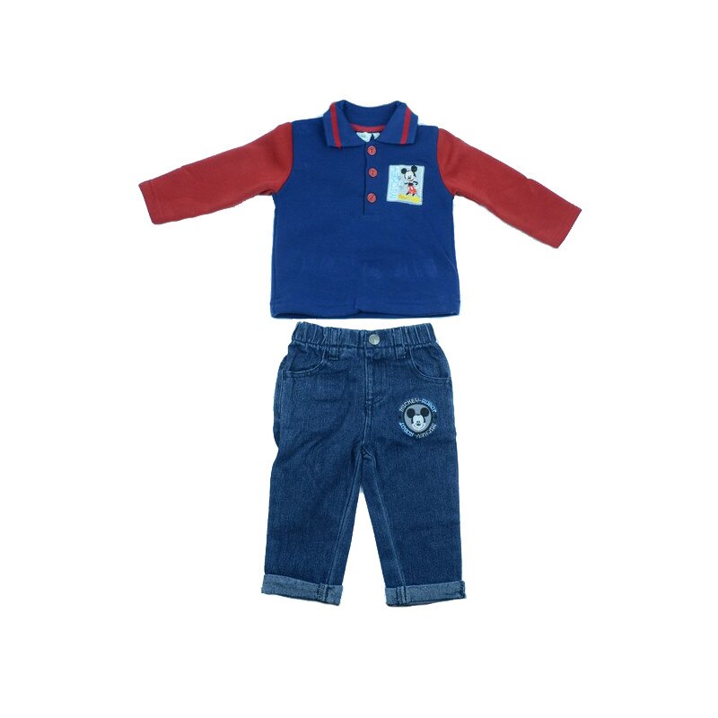 Compleu 2 piese baieti Sun City Mickey Mouse AHQ0297RO, Multicolor