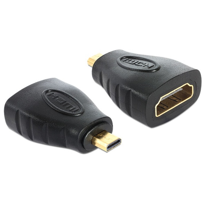DeLock Adapter High Speed HDMI - micro D male > A female, Speciális átalakító