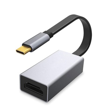 Adaptor multimedia Platinet 54470,USB tip C la HDMI,4K 30Hz,conectori auriti Adaptor multimedia Platinet 54470,USB tip C la HDMI,4K 30Hz,conectori auriti