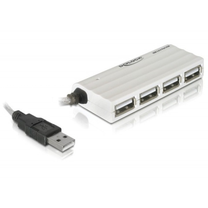 HUB USB 2.0 4 porturi, Delock 87445