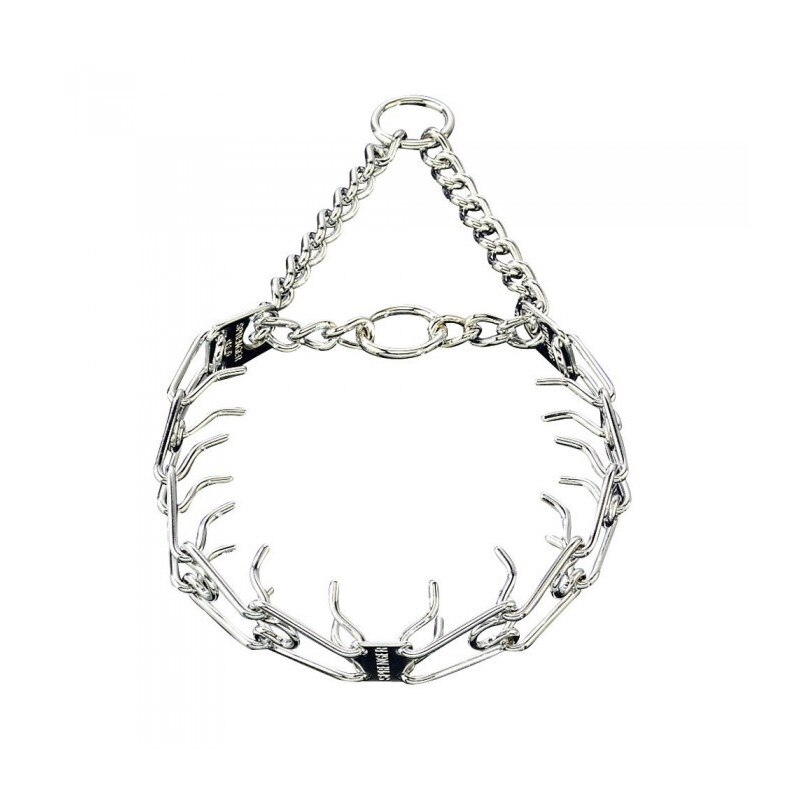 Zgarda Hermann Sprenger din otel cromat pentru dresaj - 58 cm