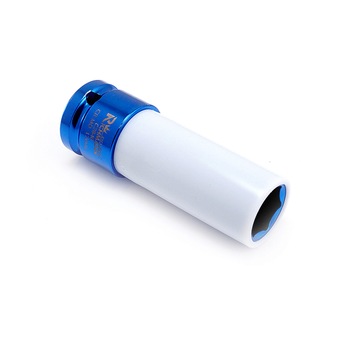 Cap tubular impact plastificat 17mm, cheie cu protectie pentru jante aluminiu Cap tubular impact plastificat 17mm, cheie cu protectie pentru jante aluminiu