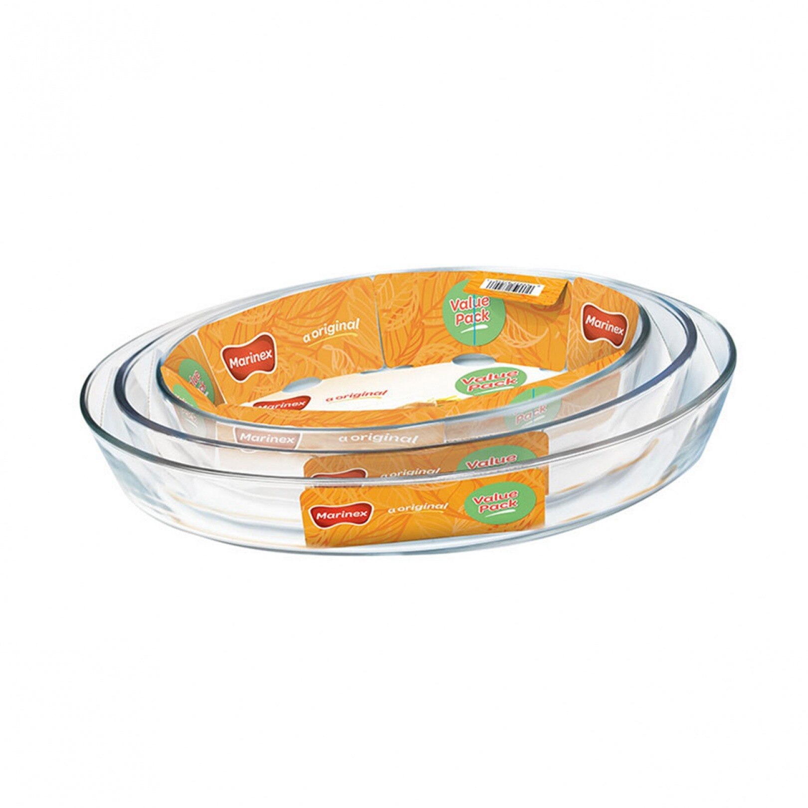 Set 3 vase ovale, 2,4+3,2+4 litri, Marinex