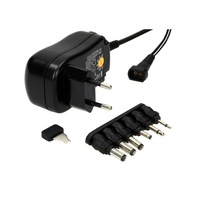 alimentator universal  reglabil  3v-12v 600 mah  6 conectori inclusi  negru imagen 3_0_
0