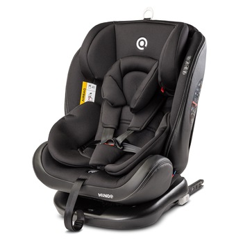 Scaun auto rotativ Caretero Mundo 0-36 kg isofix negru Scaun auto rotativ Caretero Mundo 0-36 kg isofix negru