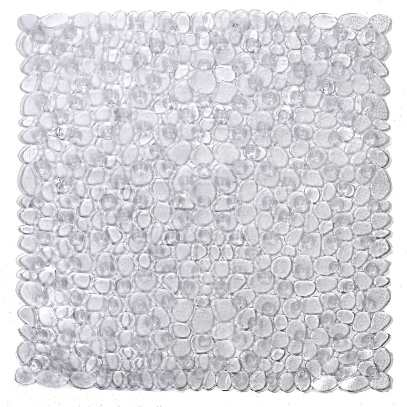 Covoras de baie, Zola®, antiderapant - 54 x 54 cm - transparent