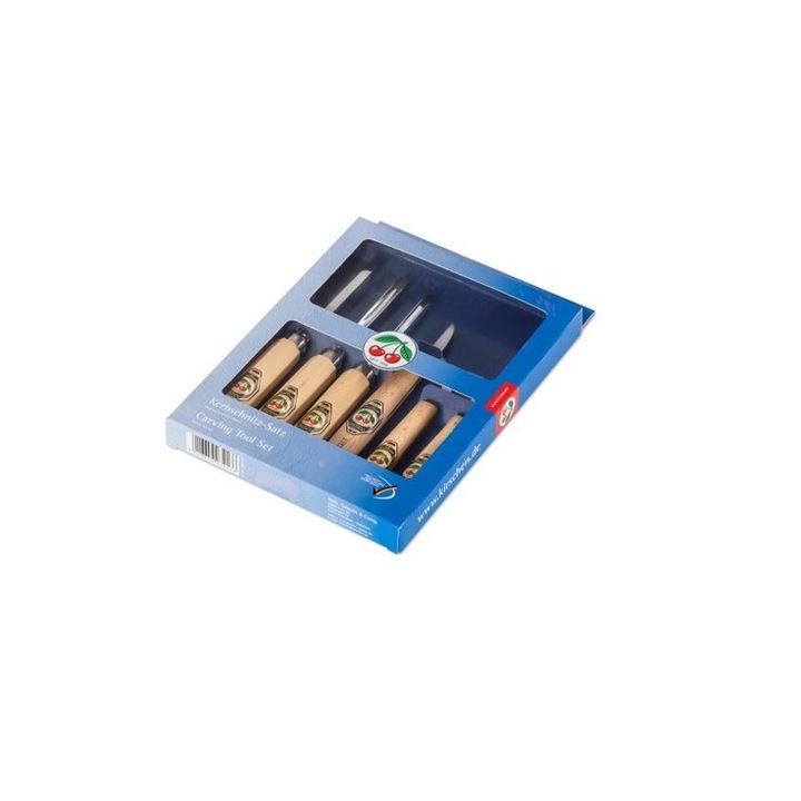 Set 6 dalti sculptura scurte Two Cherries