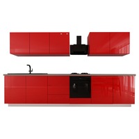 set bucatarie modulara blanca 5 mdf rosu lucios dimensiune 36 m imagen 50_0_
0