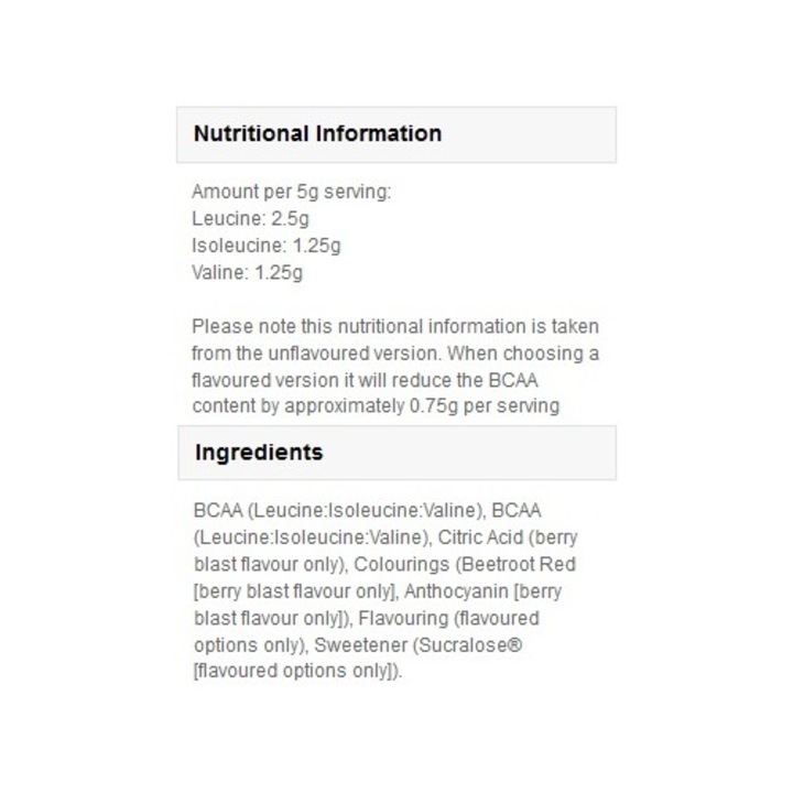 Аминокиселини с разклонена верига Myprotein BCAA, Портокал, 0.250кг
