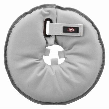Guler protector Trixie poliester S 30-34 cm/19.5 cm gri 19423 Guler protector Trixie poliester S 30-34 cm/19.5 cm gri 19423