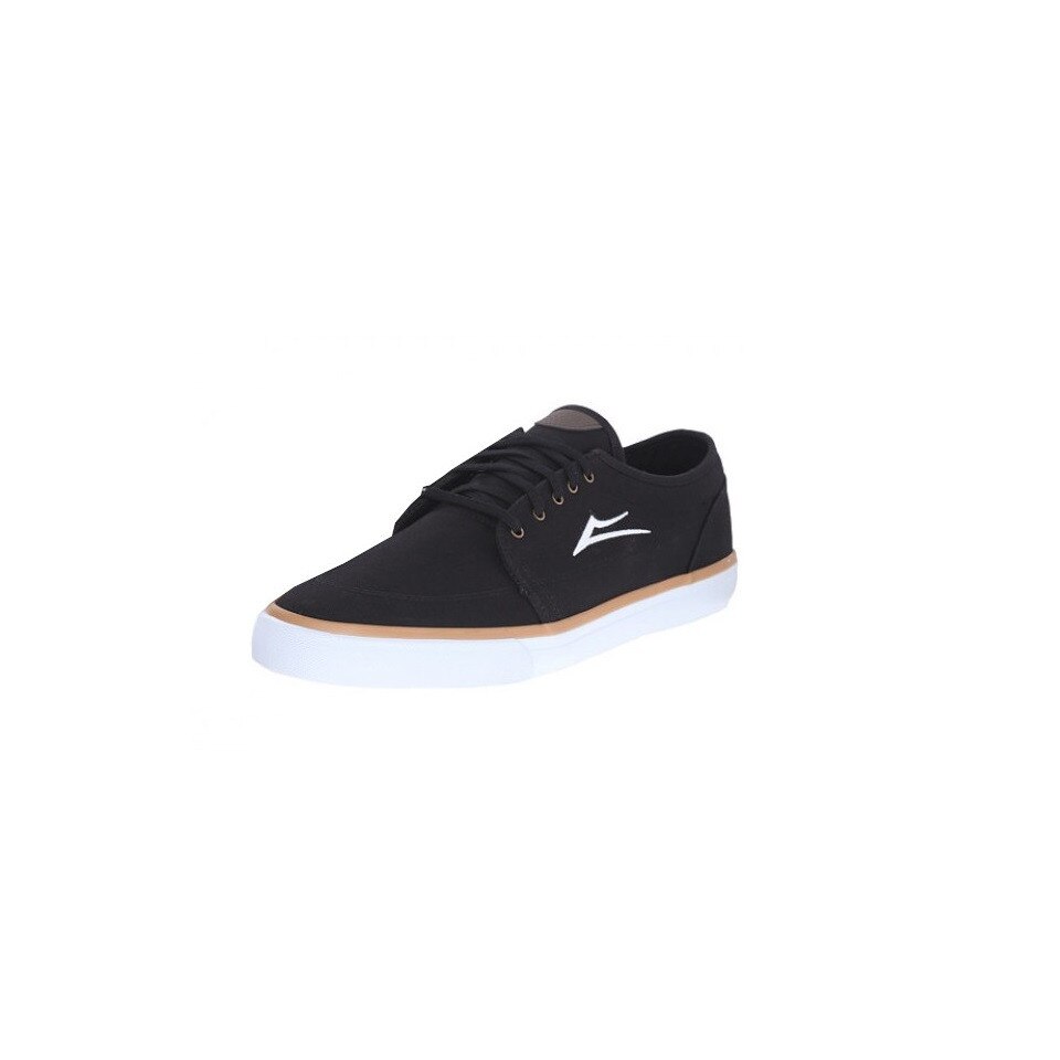 Pantofi sport, Lakai, model Madison Black Canvas, Alb/Negru, 42 1/2 EU