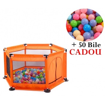 Tarc copii + 50 bile cadou, Cos de baschet inclus, Toystory, 128 x 113 x 65 cm, Portocaliu Tarc copii + 50 bile cadou, Cos de baschet inclus, Toystory, 128 x 113 x 65 cm, Portocaliu