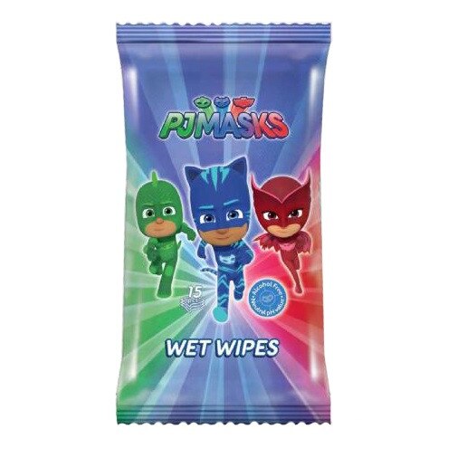 Servetele Umede Kids, PJ Masks, 15buc