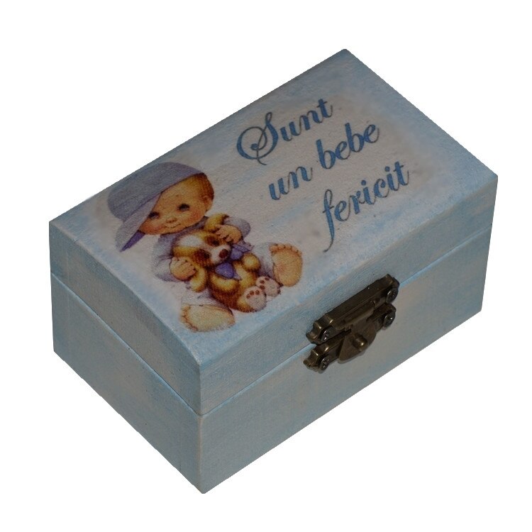 Cutiuta pentru prima suvita sau primul dintisor Baietel, Little Angel