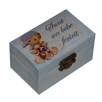 Cutiuta pentru prima suvita sau primul dintisor Baietel, Little Angel Cutiuta pentru prima suvita sau primul dintisor Baietel, Little Angel