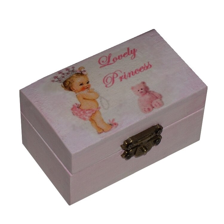 Cutiuta pentru prima suvita sau primul dintisor Mica printesa, Little Angel