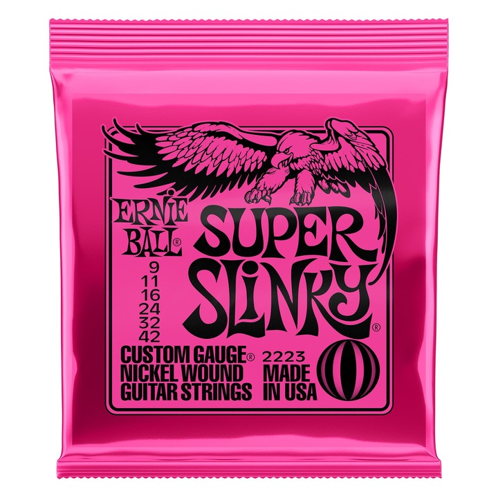 Ernie Ball Super Slinky 9-42 elektromos gitár húr készlet