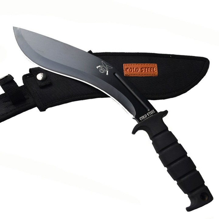 Maceta Kukri 40 cm, teaca material textil si Cutit tip Briceag de buzunar 20 cm ems2311