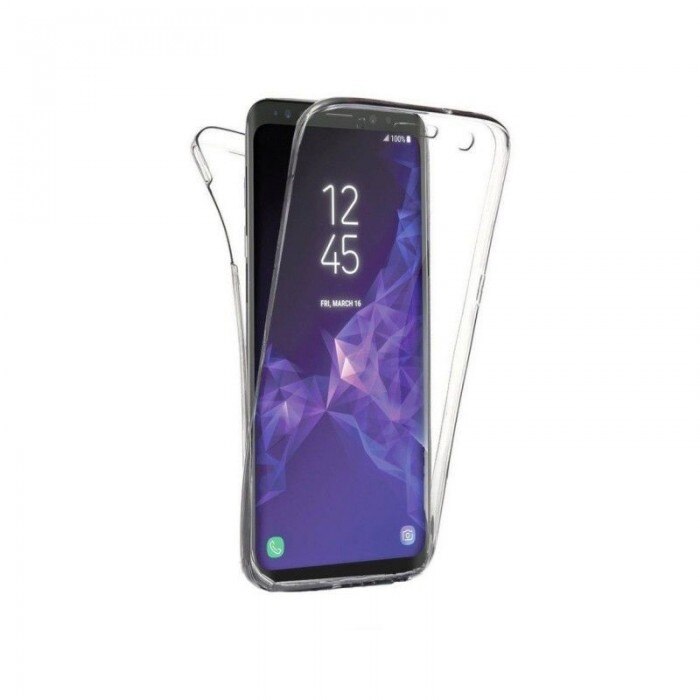 Husa slicon 360 fata+spate Samsung J6 2018, Transparent