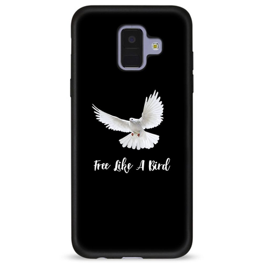 Husa Samsung Galaxy A8 2018 - Silicon Matte TPU Free Like a Bird