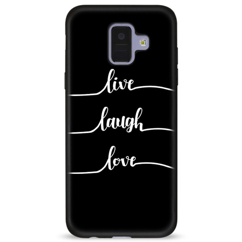 Husa Samsung Galaxy J6 2018 - Silicon Matte TPU Live Laugh.2