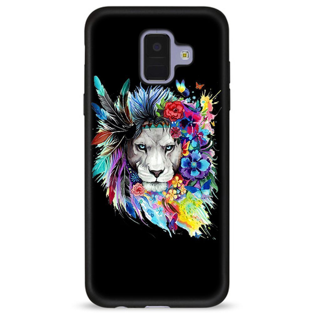 Husa Samsung Galaxy J6 2018 - Silicon Matte TPU Lion Art