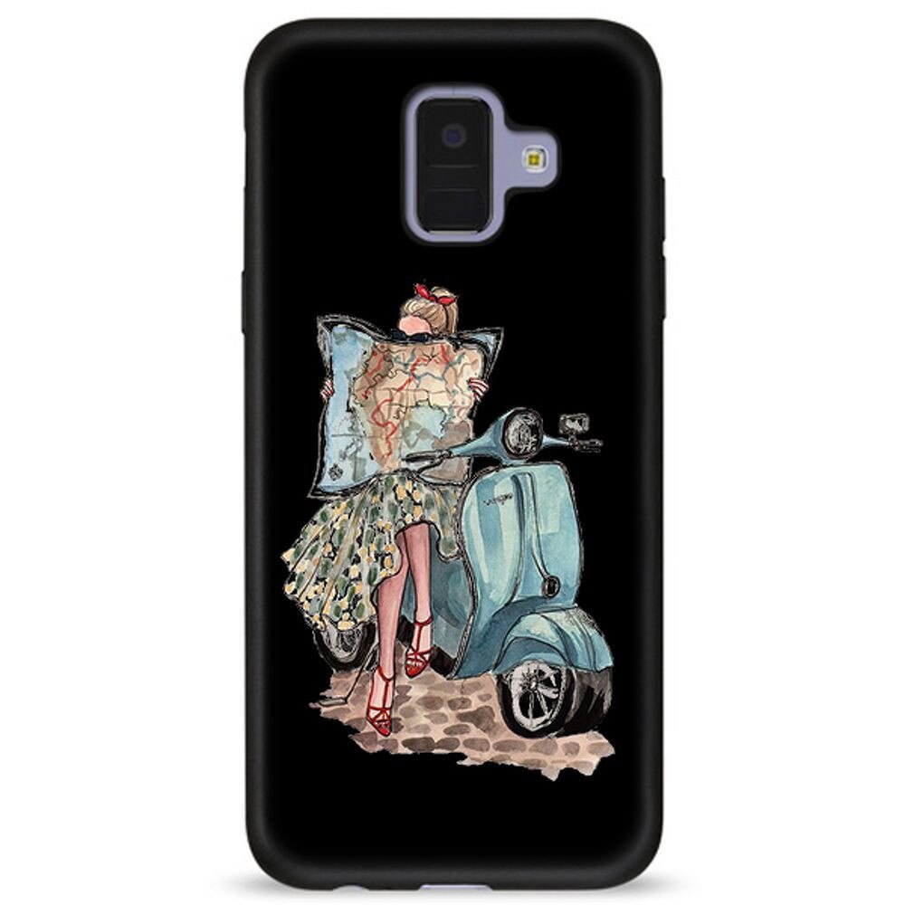 Husa Samsung Galaxy J6 2018 - Silicon Matte TPU Lost in Paris