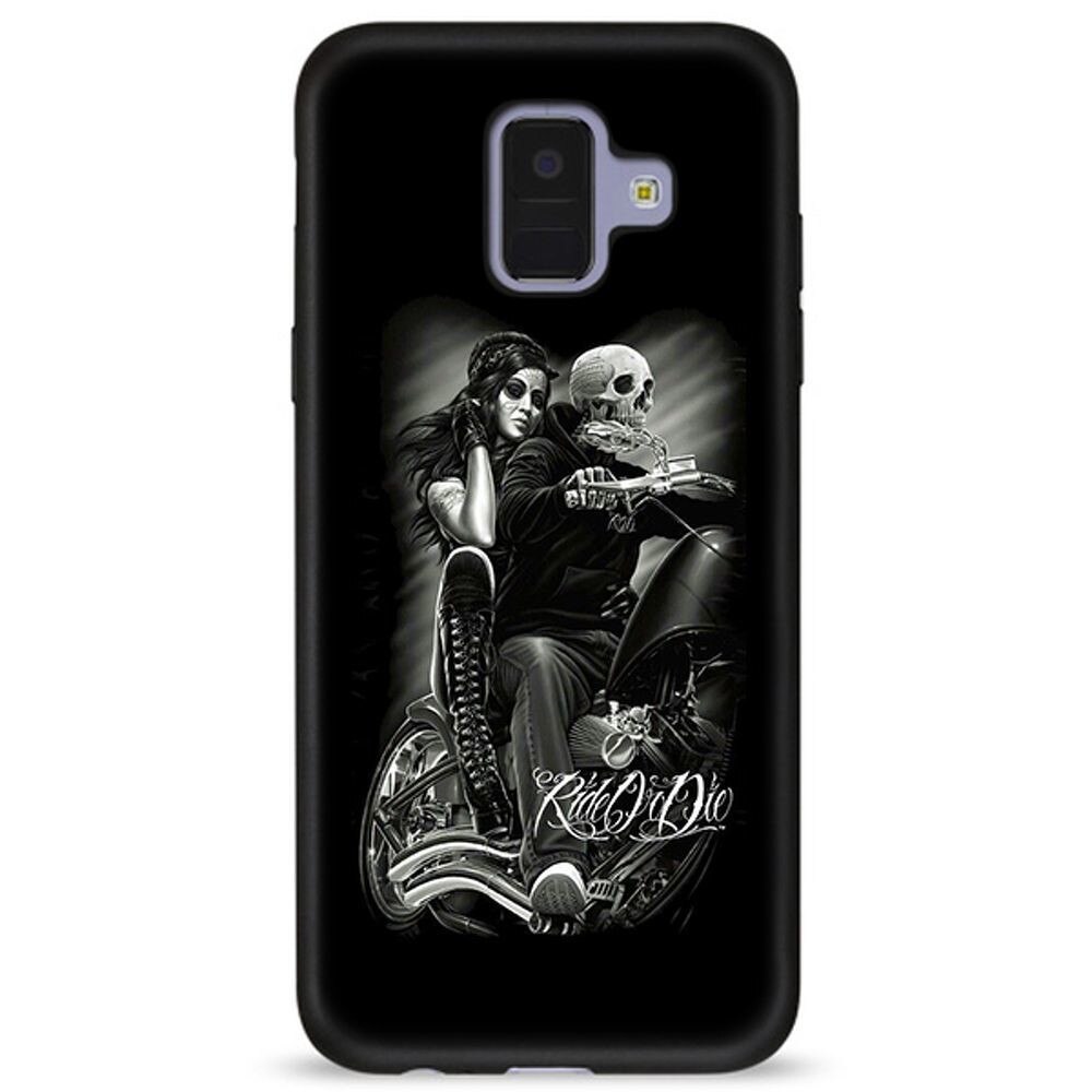 Husa Samsung Galaxy A6 2018 - Silicon Matte TPU Ride Or Die