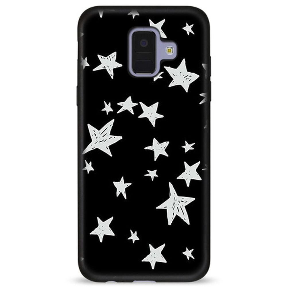 Husa Samsung Galaxy A6 2018 - Silicon Matte TPU Stars