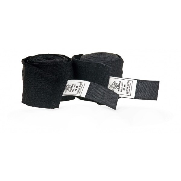 Set de bandaje pentru boxeri MadMax Black 4 m 2 bucati (MBA-001)