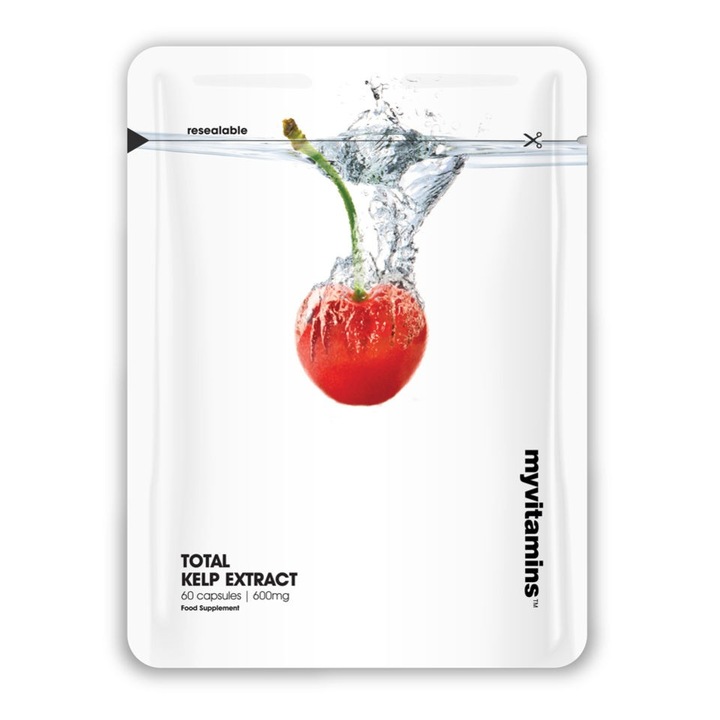 Хранителна добавка Myvitamins Total Kelp Extract 600мг, 120 caps