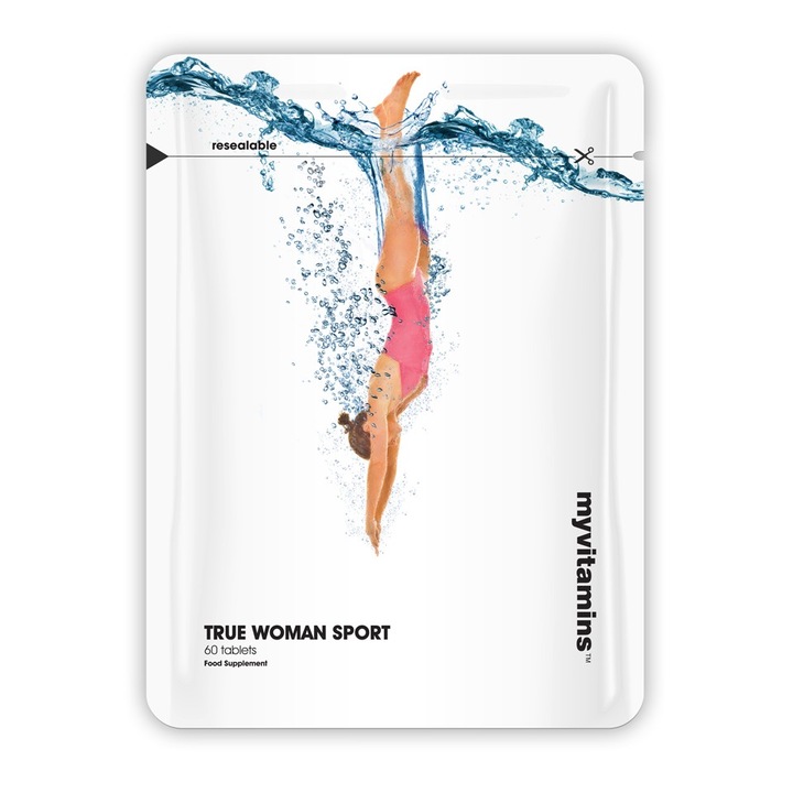 Спортни витамини Myvitamins True Woman Sport, 60 tabs
