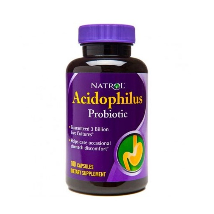 Хранителна добавка Natrol Acidophilus Probiotic 100мг, 150 caps